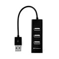 Hub 4 puertos USB 2.0 Phoenix / Diseño compacto / Negro / Ph4usbhub2