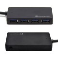 Hub 4 puertos USB 3.0 Phoenix Negro / PH4USBHUB3